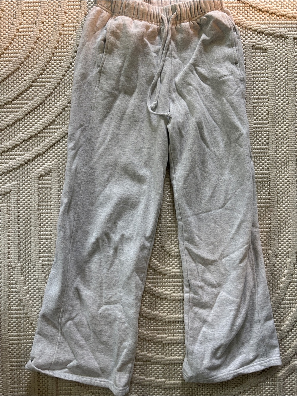 Garage Light Gray Drawstring Sweatpants